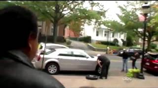 Dominic Giamo changes a tire for a Muslim man on ABC What Would You Do?