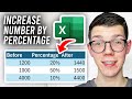 How To Increase Number By Percentage In Excel - Full Guide