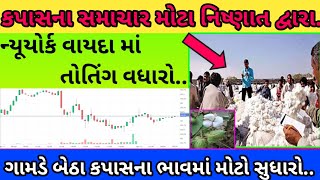 ન્યૂયોર્ક વાયદામાં તોતિંગ વધારો | કપાસના ભાવ:2023 | Information about cotton crop price | Commodity