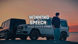 Winning Speech ( AI ) - Karan Aujla | Shubh | Mashup