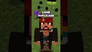 COME DUPLICARE OGGETTI su MINECRAFT! #shorts