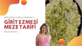 GİRİT EZMESİ TARİFİ / Bozcaada, Cunda, Çanakkale Usulü Orjinal Girit Ezmesi Meze İçindekiler Nedir?