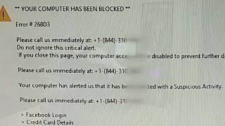 Computer tech support scam