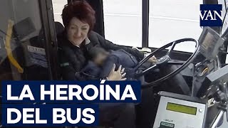La heroíca actuación de una conductora de autobús