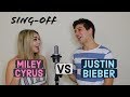 Justin Bieber vs. Miley Cyrus SING-OFF!