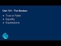 Dart 101 - The Boolean