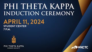 Phi Theta Kappa Induction Ceremony