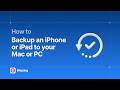 Backup iPhone, iPad to your Mac or PC computer