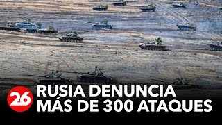 Rusia denuncia más de 300 ataques contra la región fronteriza de Belgorod