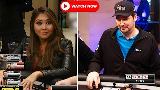 Phil Hellmuth, Maria Ho - $25/$50 Cash Game Poker
