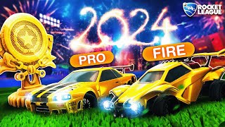 COMO COMECEI *2024* GANHANDO O MAIOR TORNEIO DO ROCKET LEAGUE (camp na virada do ano)