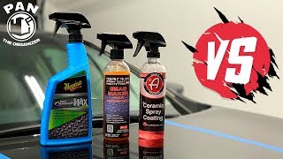 Match comparatif de scellants à peinture!  Meguiar's VS P\u0026S VS Adam's !!