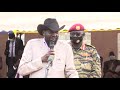 president salva kiir speaks in bor visit jonglei state