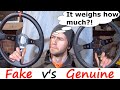 How Much Does It Weigh?! Fake V's Genuine - Cheap V's Real OMP Steering Wheel Review Differences.