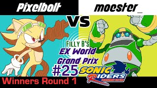 FBGP25 | Pixelbolt VS moester_ | Winners Round 1 | Sonic Riders TE 1.3 Online Tournament