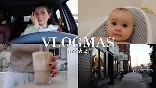 VLOGMAS: car troubles, PR packages, xmas shopping, Greyson turns 5 months & homemade hot chocolate