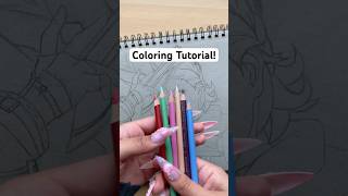 Coloring Tutorial With Pencils #easyart #tutorial #drawing