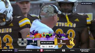 NCAAF 2024 Utah State at Wyoming