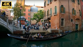 [4K] Venice Cannaregio - Venice Jewish Ghetto Tour - Travel in Italy - Rialto Bridge Walking Tour