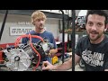 we swapped a 25hp racing engine on a derelict yard kart