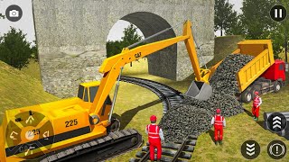Train Station Construction Railway Game | Build The Train Track  Simulator #anshtv