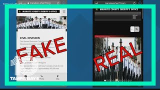 Manatee County Sheriff's Office says fake website poses as official site