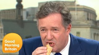 Piers Morgan Tries Greggs' Vegan Sausage Roll | Good Morning Britain