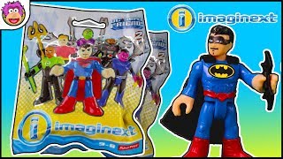 Imaginext DC Super Friends Series 2 Blind Bags Unboxing - Batman and Superman swap costumes Sinestro