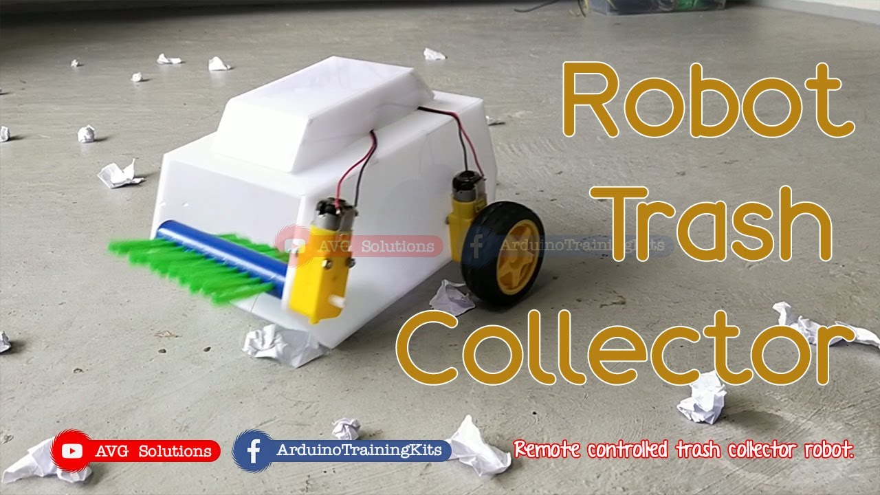 Mini Robot Trash Collector Youtube