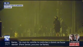 Dégâts importants à Nantes après une nouvelle nuit de violences