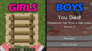How girls prank boys in minecraft