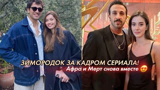 Афра и Мерт снова вместе? Зимородок за кадром 🖤