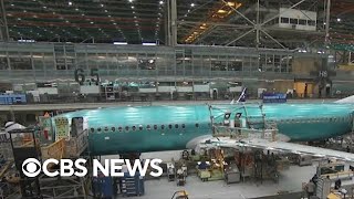 Boeing gives media tour of manufacturing plant amid company turmoil