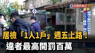 居檢「1人1戶」週五上路！違者最高開罰百萬－民視新聞