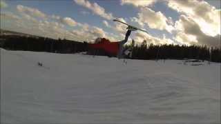 Backflip CRASHED GoPro slowmotion @ Laajis