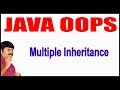Java Tutorials || Java OOPS  || Multiple Inheritance || by Durga Sir