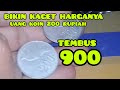 tak di sangka bisa tembus 900 ribu harga uang koin 200 rupiah emisi 2000 an.