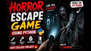💀I Built a Horror Escape Game Using Python 😳| Final Year Project 2026