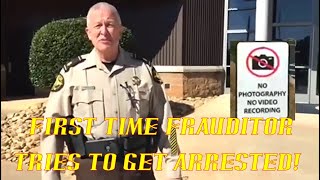 First Time Frauditor Tries to Get Arrested at Sheriff's Office!