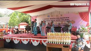 Rebana SDN Tegalwaton 03 juara 1 kecamatan #mapsi #mapsi2024 #sd #lombasd