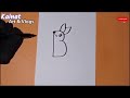 how to draw squirrel from 13 number easy squirrel drawing animals drawing number drawing