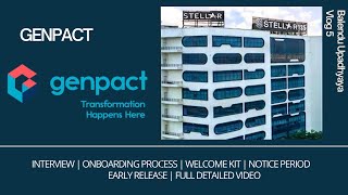 GENPACT INTERVIEW | ON-BOARDING | WELCOME KIT | NOTICE PERIOD | SALARY | FULL DETAILED VIDEO