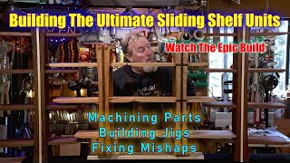 Building The Ultimate Sliding Shelf Unit 😱 Watch The Epic Build 😃👍