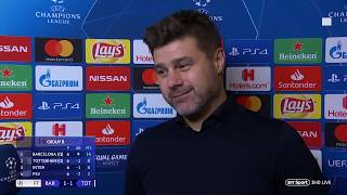 "In football nothing is impossible" Pochettino reacts to Spurs progressing after Barcelona draw