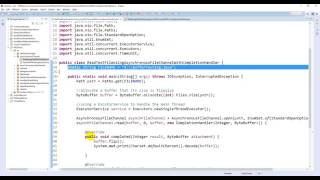 Read large file using AsynchronousFileChannel With CompletionHandler - Java NIO