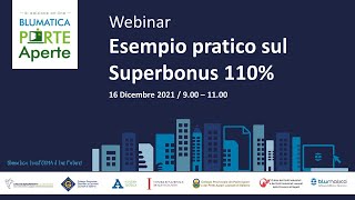 Esempio pratico sul Superbonus 110%