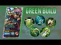 28 KILLS!! - NEW ALPHA GREEN BUILD IS SO INSANE!! - ( the most alpha insane damage!!?) - MLBB