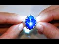 unheated burmese star sapphire ring 15.99 carats by kat florence