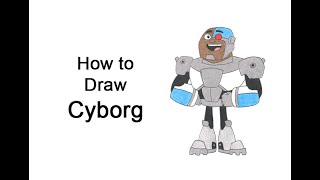 How to Draw Cyborg (Teen Titans Go!)