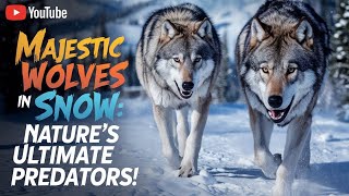 Majestic Wolves in Winter: Stunning Footage of Wild Predators!